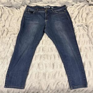 Wallflower Jeans Womens Size 24 Regular Ultra Fit Skinny Dark Wash Stretch Denim